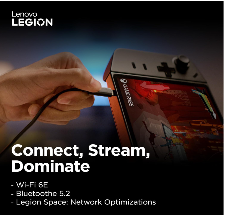 Lenovo Legion Go جهاز ألعاب محمول | Ryzen Z1 Extreme | 16GB | 512GB SSD | 2K Display