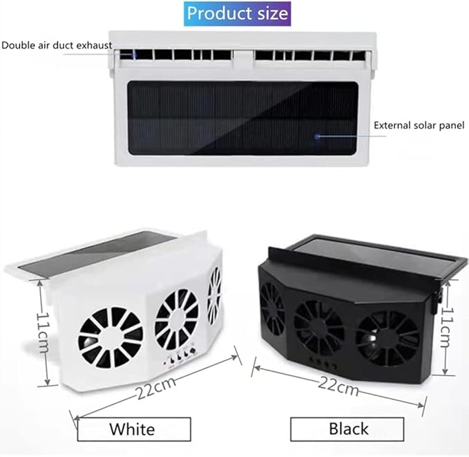 Solar Car Cooling Fan