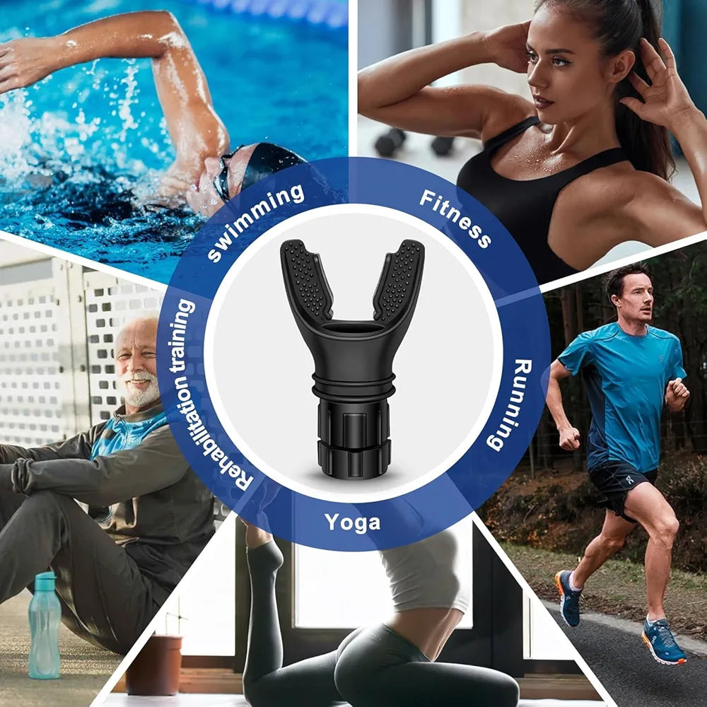 Breathing Trainer Respirator – Lung Exercise & Fitness Device for Home Health Care